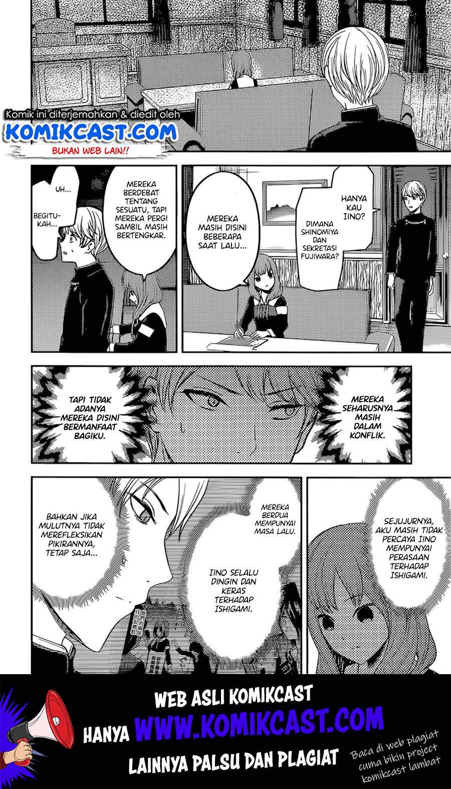 Kaguya-sama wa Kokurasetai – Tensai-tachi no Renai Zunousen Chapter 190 Bahasa Indonesia