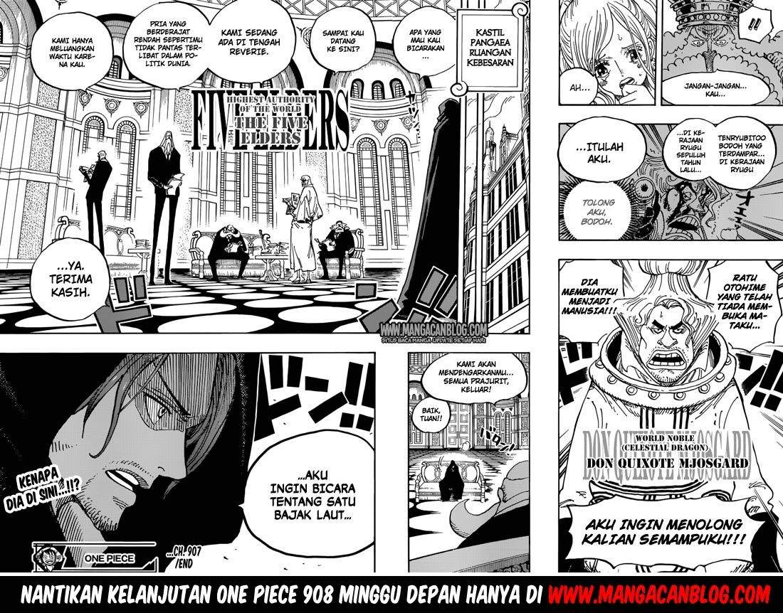 One Piece Chapter 907 Bahasa Indonesia