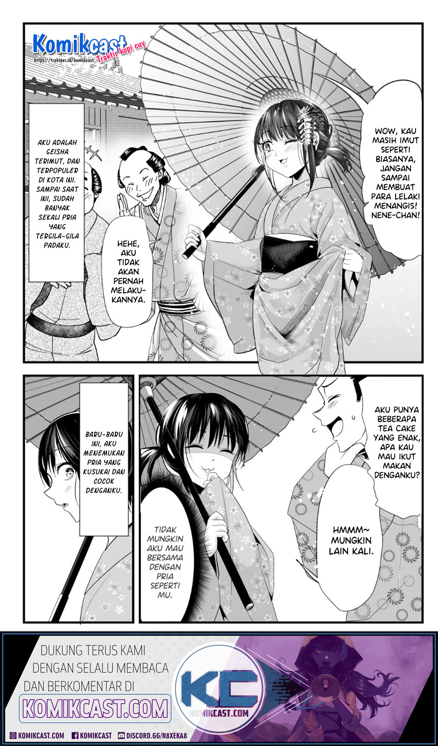 My New Wife Is Forcing Herself to Smile Chapter 53 Bahasa Indonesia