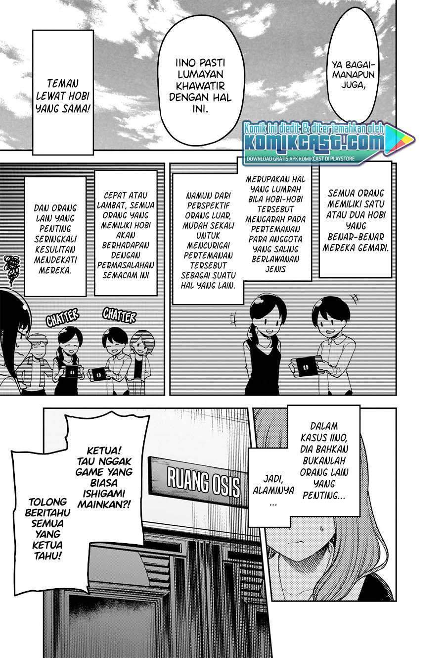 Kaguya-sama wa Kokurasetai – Tensai-tachi no Renai Zunousen Chapter 229 Bahasa Indonesia