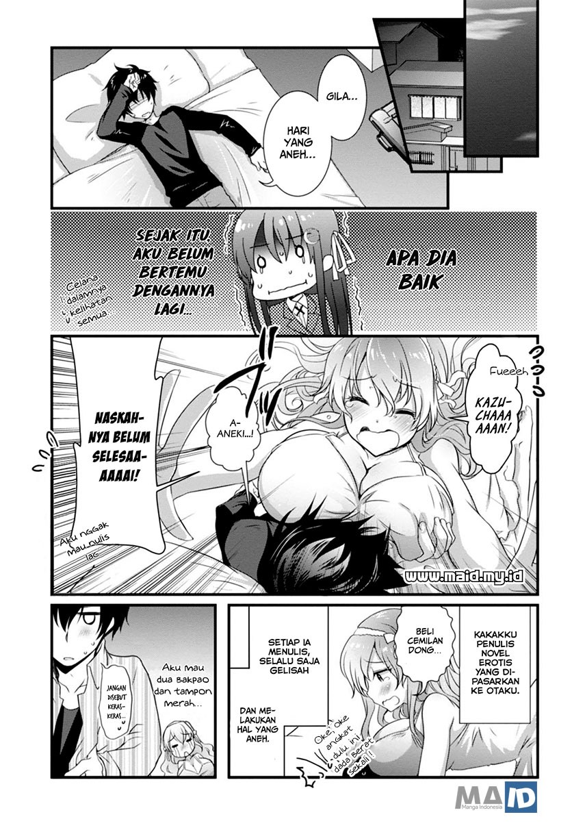 Hiota no Kanojo ga Ore no Motteru Eroge ni Kyoumi Shinshin Nanda ga…… Chapter 4 Bahasa Indonesia