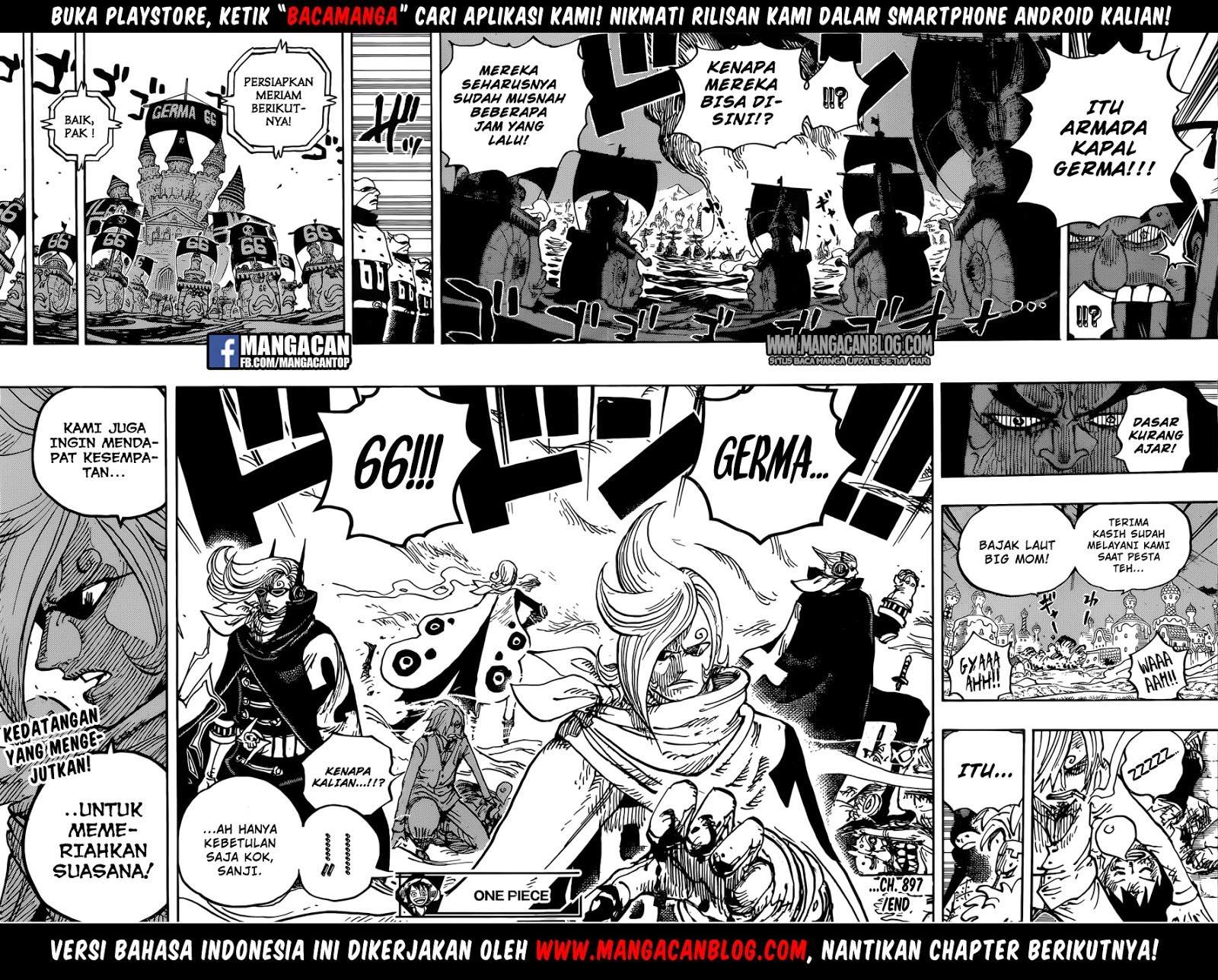 One Piece Chapter 897 Bahasa Indonesia