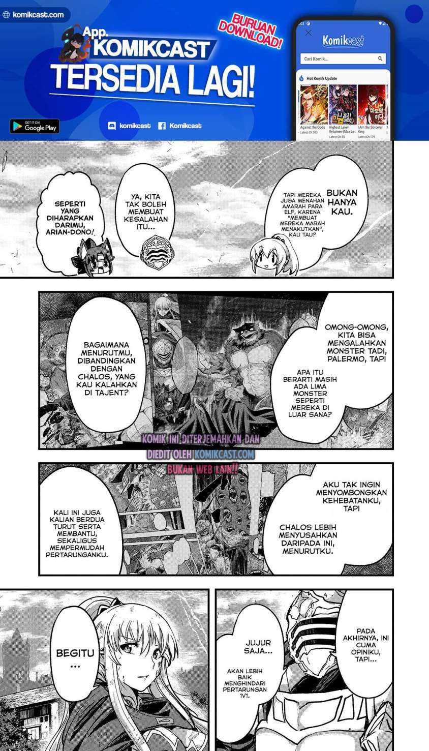 Gaikotsu Kishi-sama Tadaima Isekai e o Dekake-chuu Chapter 42 Bahasa Indonesia