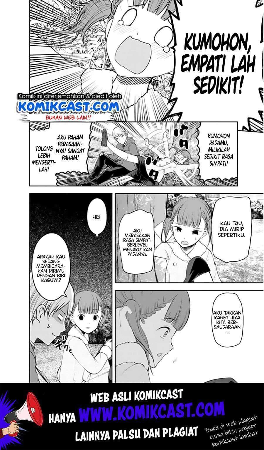 Kaguya-sama wa Kokurasetai – Tensai-tachi no Renai Zunousen Chapter 144 Bahasa Indonesia