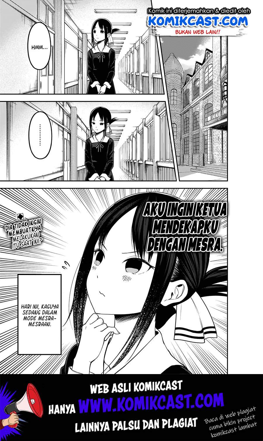 Kaguya-sama wa Kokurasetai – Tensai-tachi no Renai Zunousen Chapter 175 Bahasa Indonesia