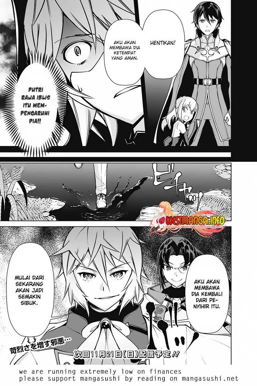 Rettou Me no Tensei Majutsushi Shiitage Rareta Moto Yuusha wa Mirai no Sekai o Yoyuu de Ikinuku Chapter 65 Bahasa Indonesia