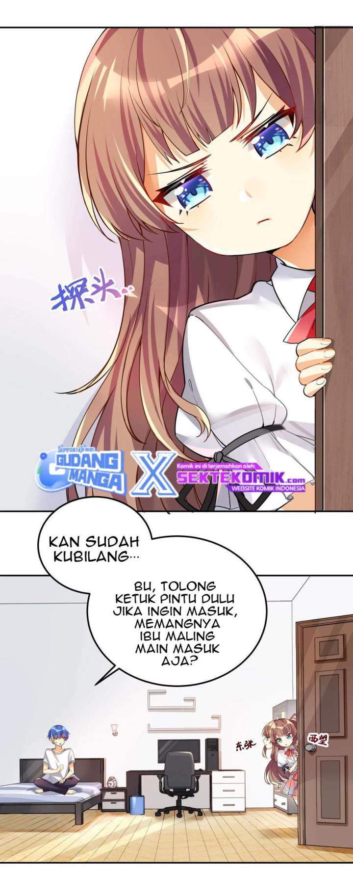 I’m My Household Girlfriend Chapter 28 Bahasa Indonesia