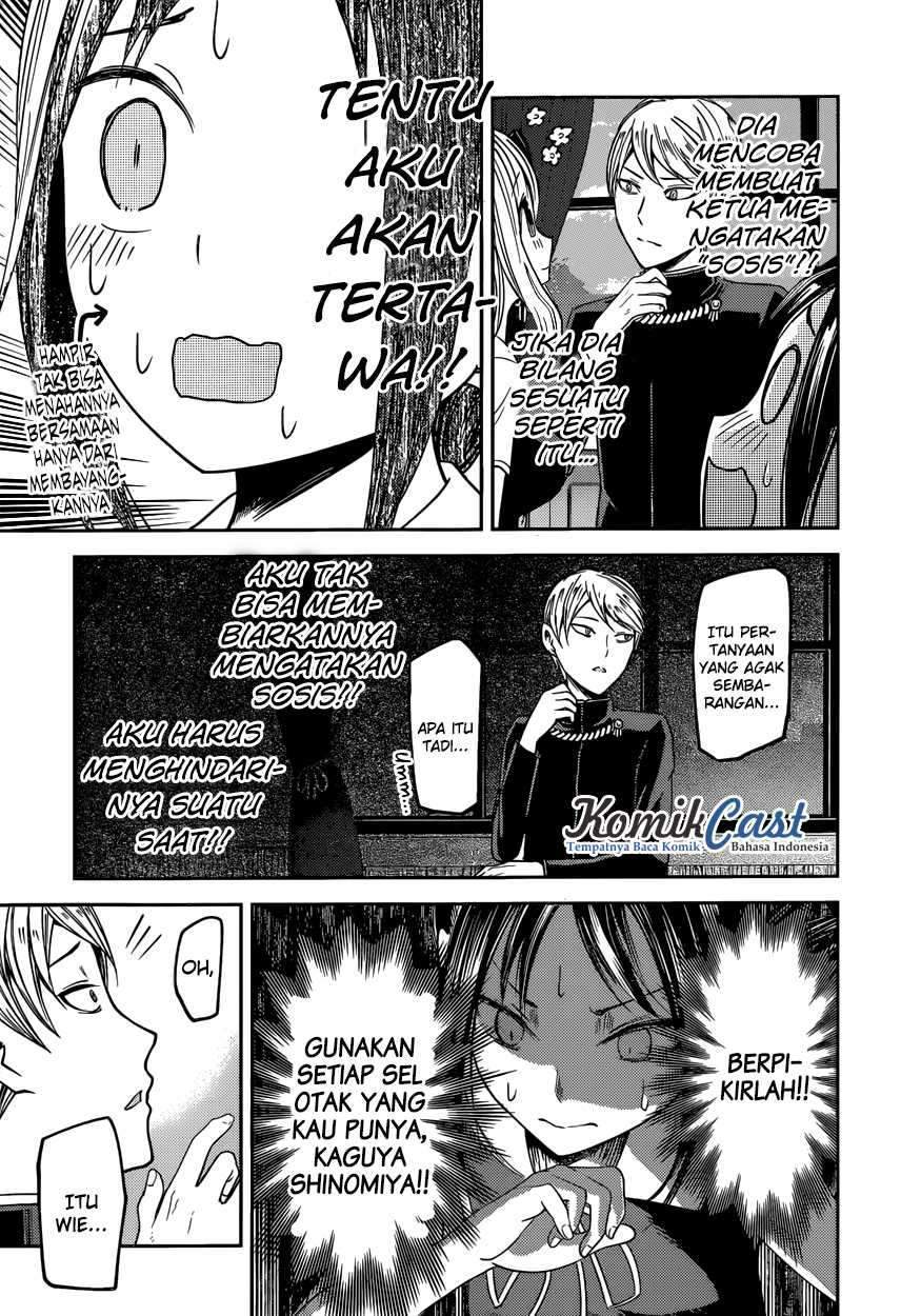 Kaguya-sama wa Kokurasetai – Tensai-tachi no Renai Zunousen Chapter 27 Bahasa Indonesia