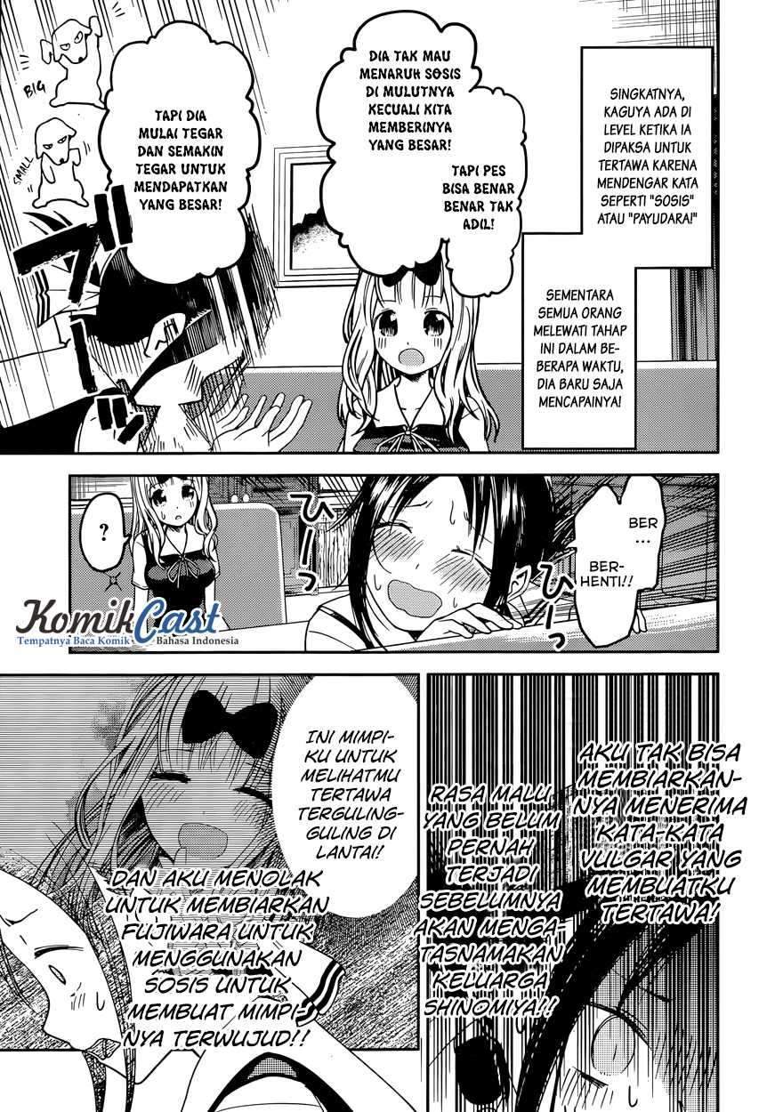 Kaguya-sama wa Kokurasetai – Tensai-tachi no Renai Zunousen Chapter 27 Bahasa Indonesia