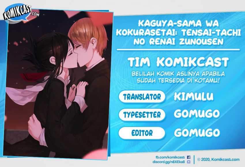 Kaguya-sama wa Kokurasetai – Tensai-tachi no Renai Zunousen Chapter 215HQ Bahasa Indonesia