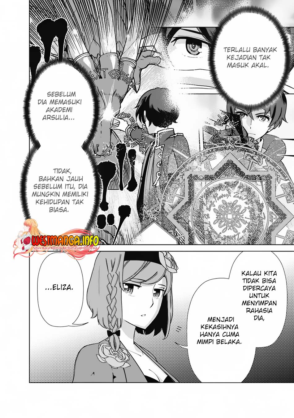 Rettou Me no Tensei Majutsushi Shiitage Rareta Moto Yuusha wa Mirai no Sekai o Yoyuu de Ikinuku Chapter 77 Bahasa Indonesia