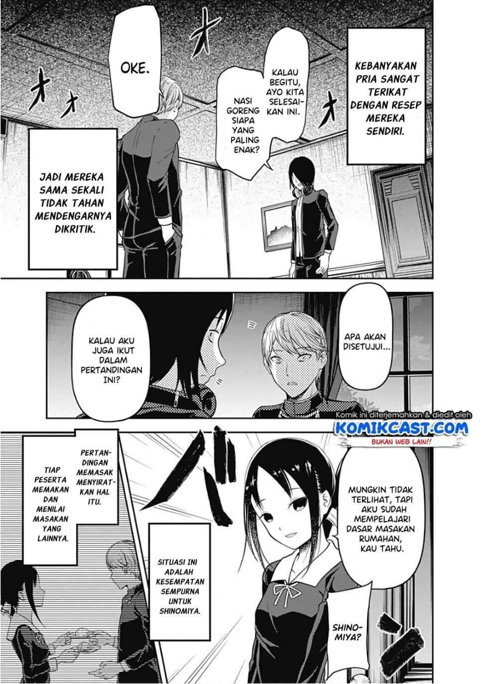 Kaguya-sama wa Kokurasetai – Tensai-tachi no Renai Zunousen Chapter 96 Bahasa Indonesia