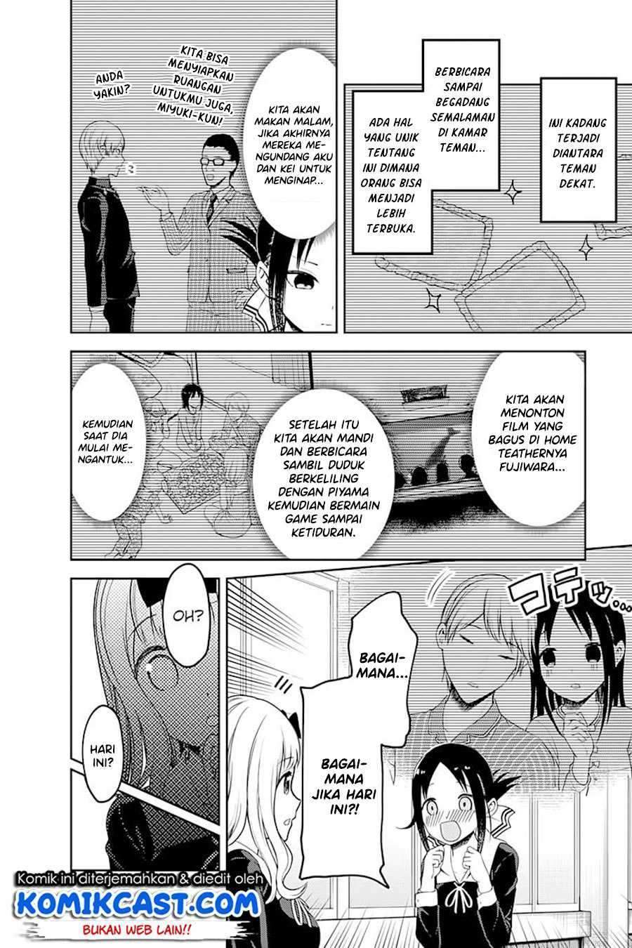 Kaguya-sama wa Kokurasetai – Tensai-tachi no Renai Zunousen Chapter 106 Bahasa Indonesia