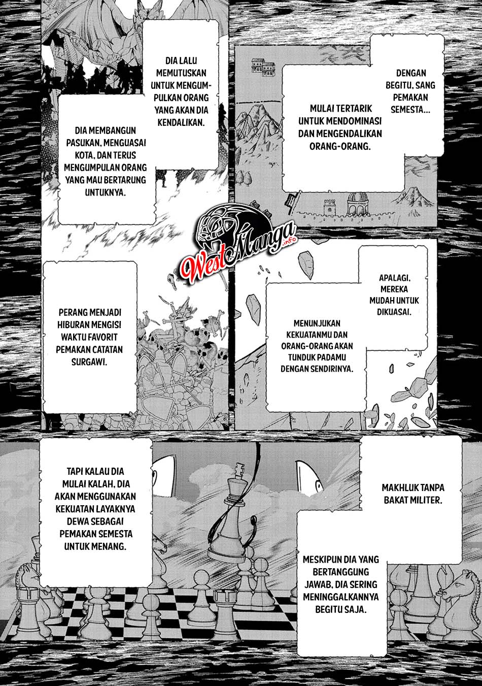 Sokushi Cheat ga Saikyou Sugite Isekai no Yatsura ga Marude Aite ni Naranai n desu ga Chapter 32 Bahasa Indonesia