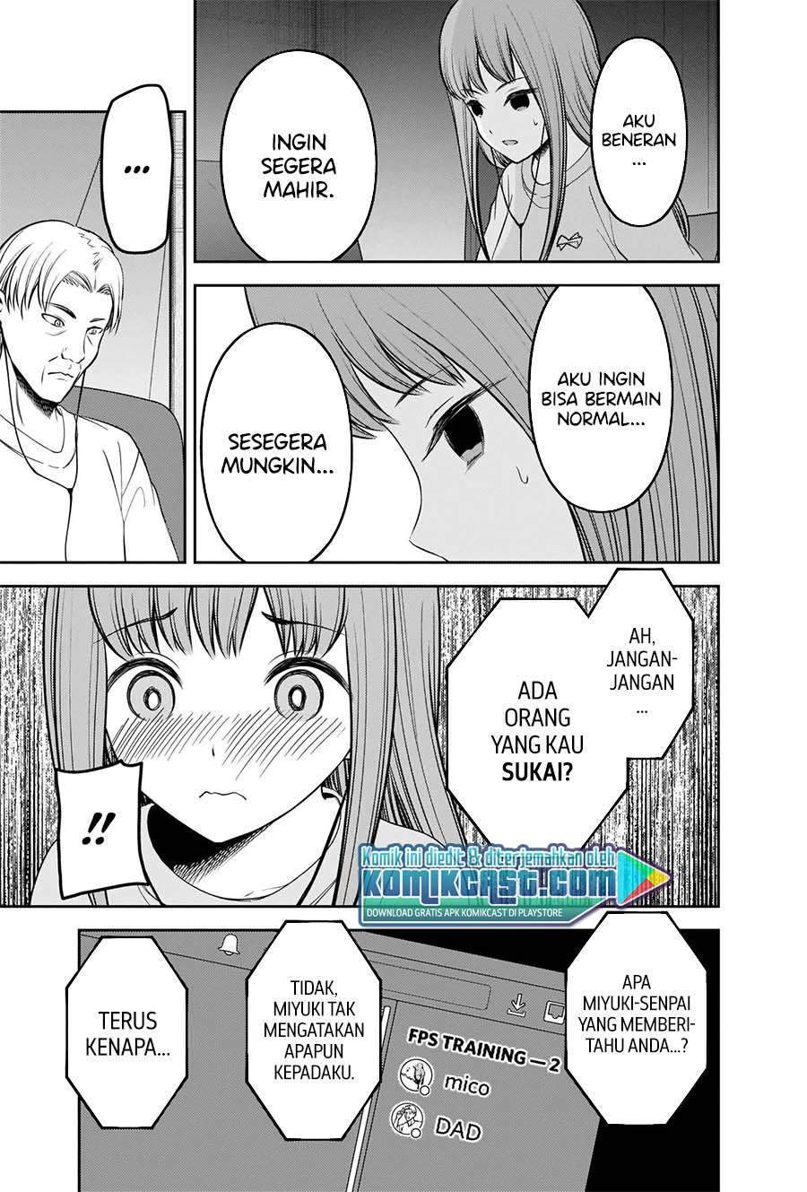 Kaguya-sama wa Kokurasetai – Tensai-tachi no Renai Zunousen Chapter 229 Bahasa Indonesia