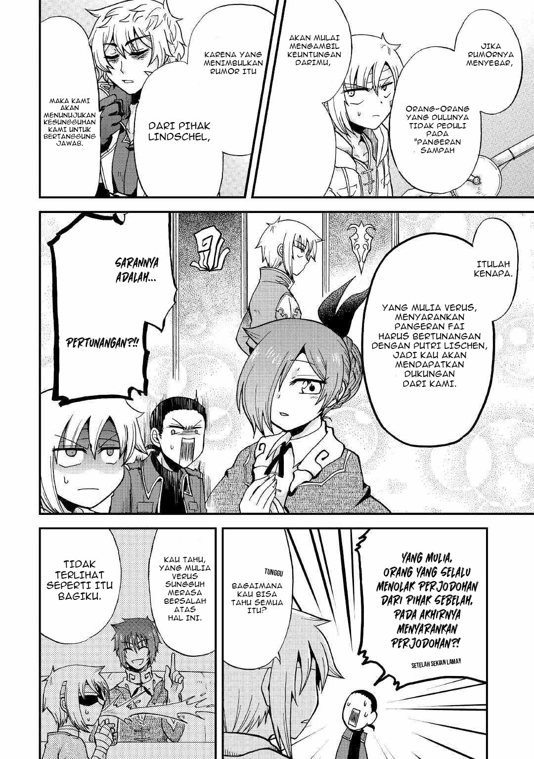 Zensei wa Ken Mikado. Konjou Kuzu Ouji Chapter 25.2 Bahasa Indonesia