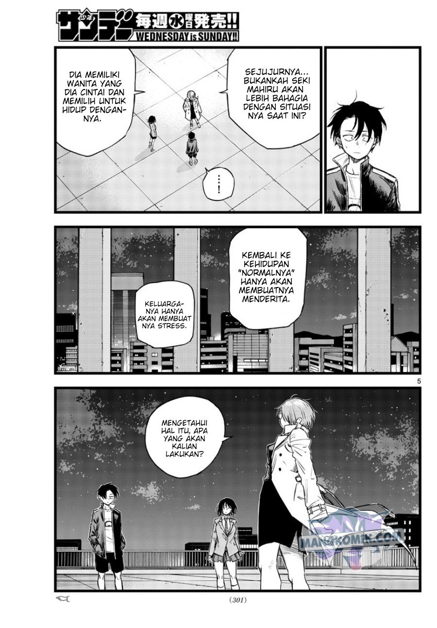 Yofukashi no Uta Chapter 111 Bahasa Indonesia