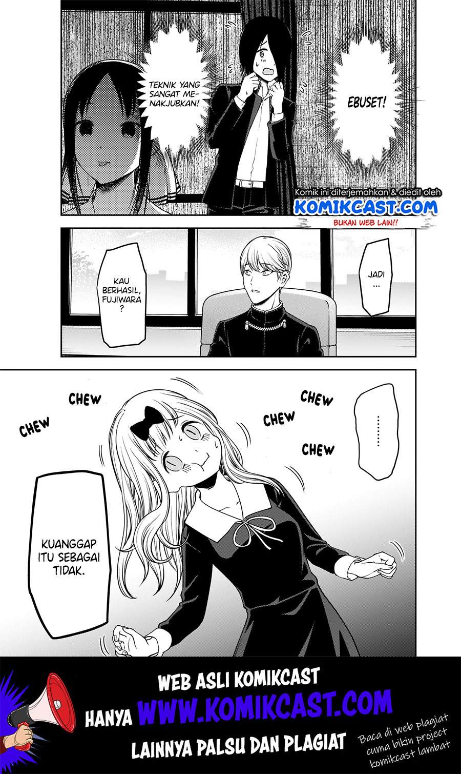 Kaguya-sama wa Kokurasetai – Tensai-tachi no Renai Zunousen Chapter 173 Bahasa Indonesia