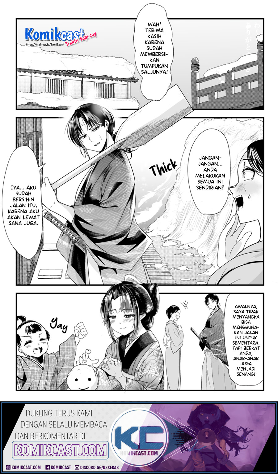 My New Wife Is Forcing Herself to Smile Chapter 57 Bahasa Indonesia