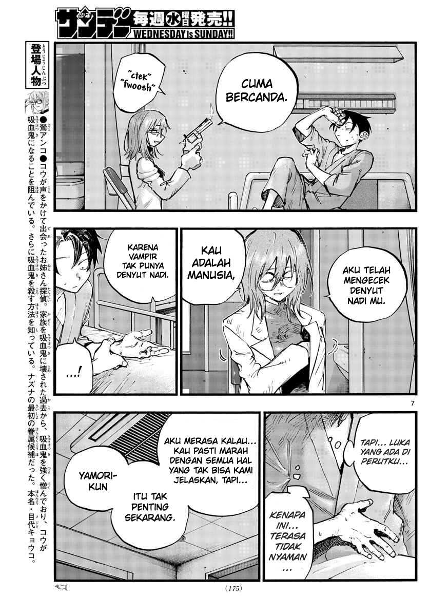 Yofukashi no Uta Chapter 93 Bahasa Indonesia