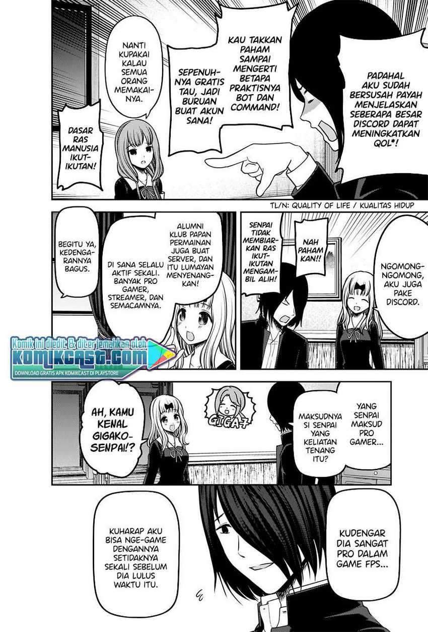 Kaguya-sama wa Kokurasetai – Tensai-tachi no Renai Zunousen Chapter 228 Bahasa Indonesia