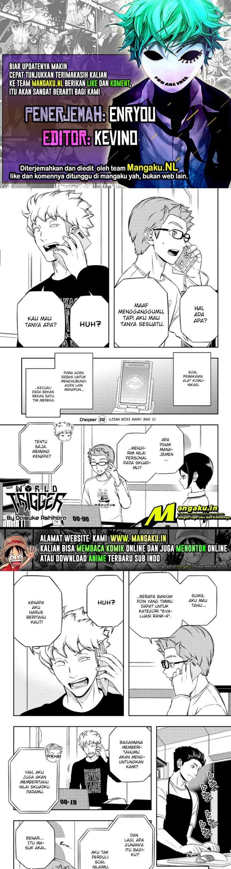World Trigger Chapter 212 Bahasa Indonesia