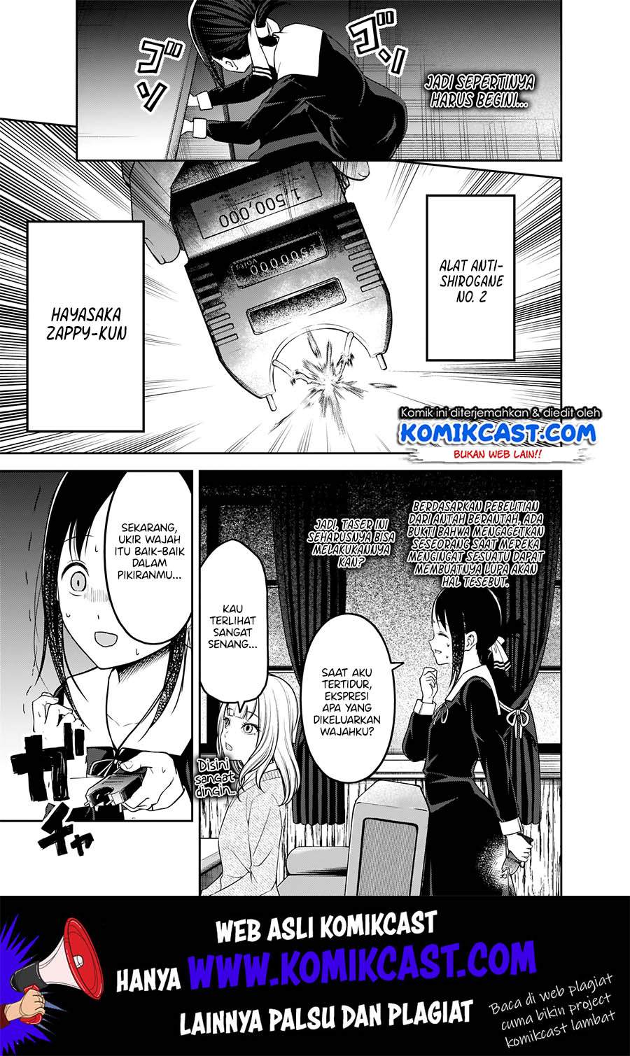 Kaguya-sama wa Kokurasetai – Tensai-tachi no Renai Zunousen Chapter 172 Bahasa Indonesia