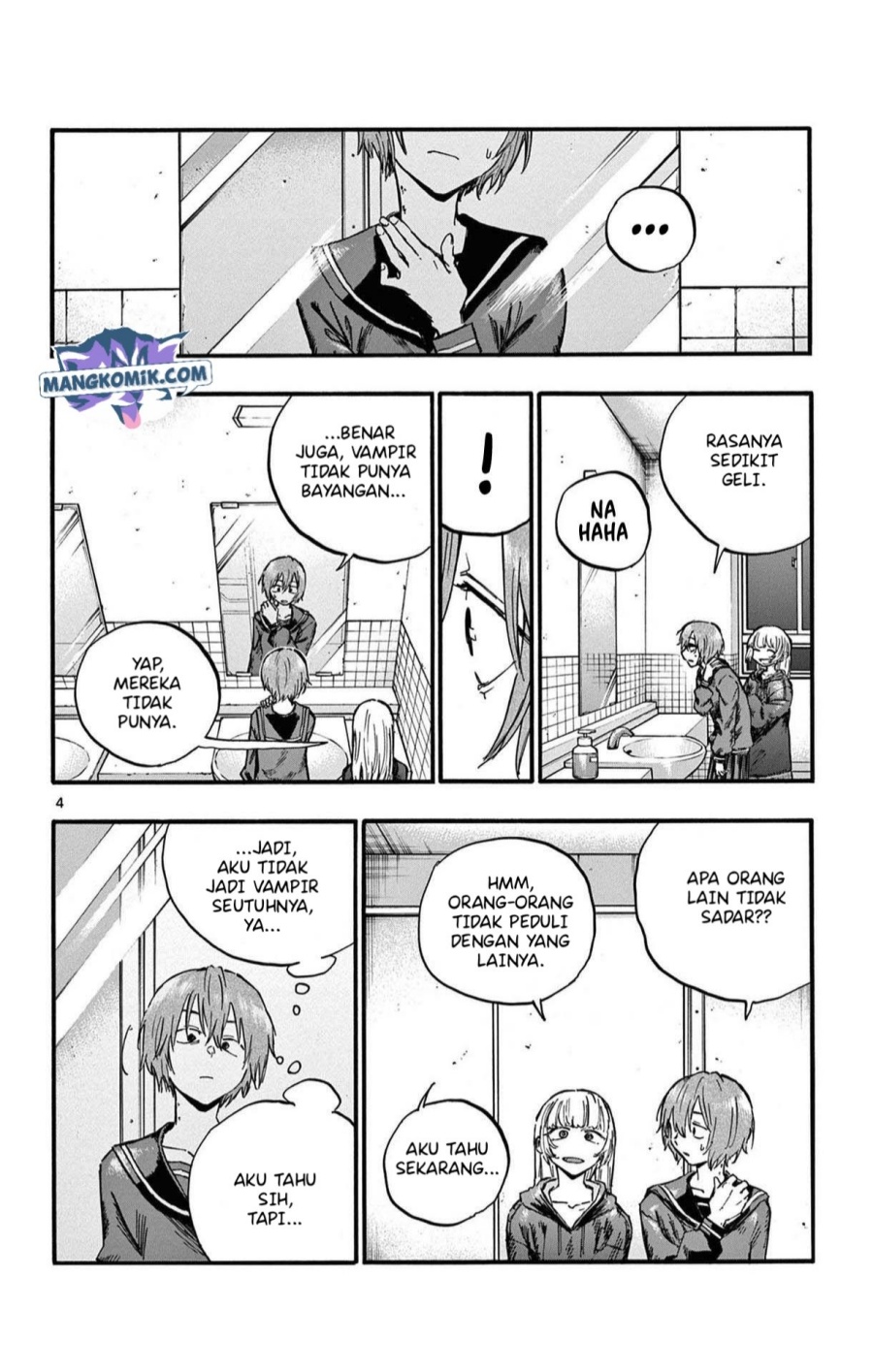 Yofukashi no Uta Chapter 80 Bahasa Indonesia