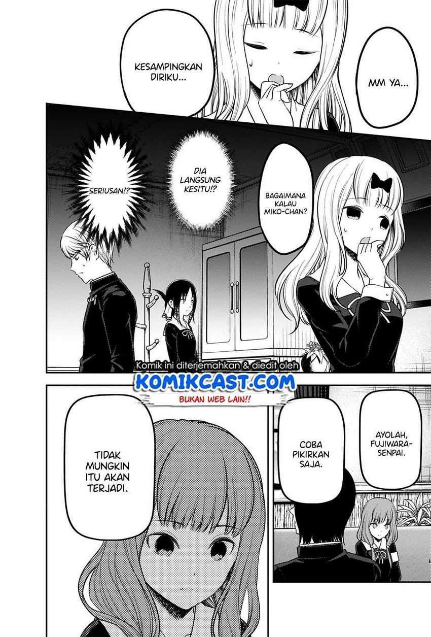 Kaguya-sama wa Kokurasetai – Tensai-tachi no Renai Zunousen Chapter 206 Bahasa Indonesia