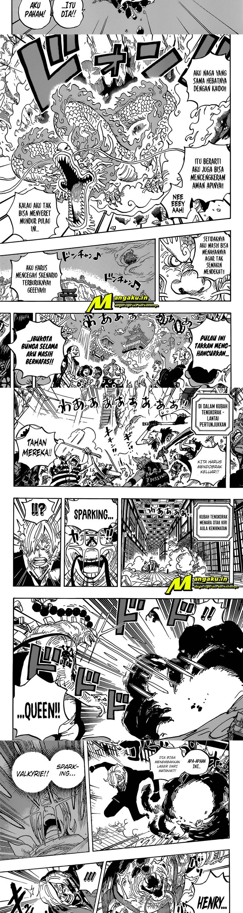 One Piece Chapter 1034 HQ Bahasa Indonesia