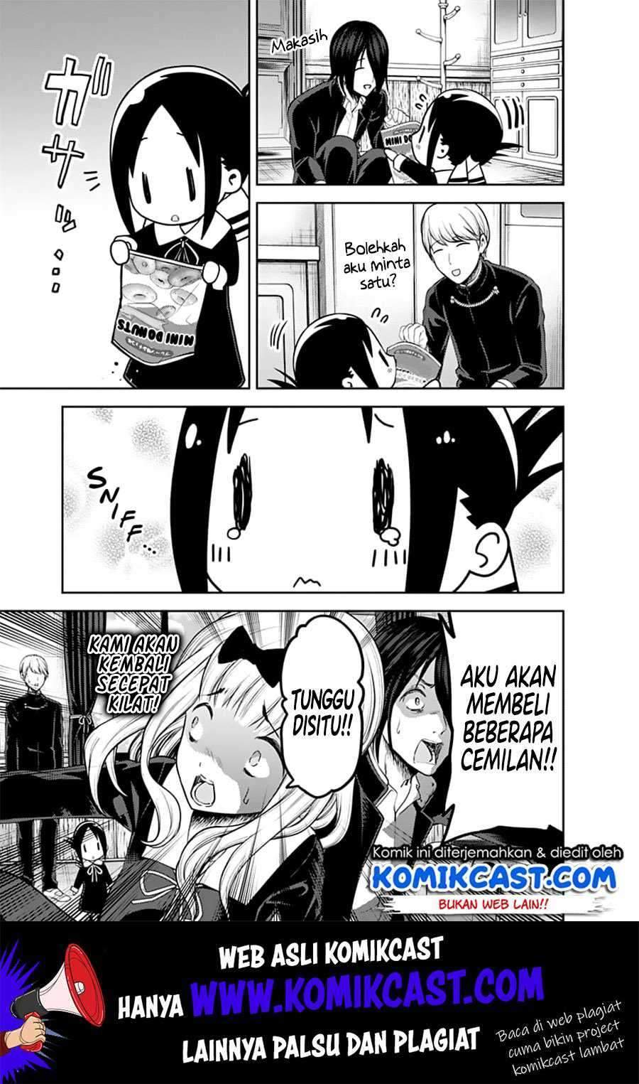 Kaguya-sama wa Kokurasetai – Tensai-tachi no Renai Zunousen Chapter 139 Bahasa Indonesia