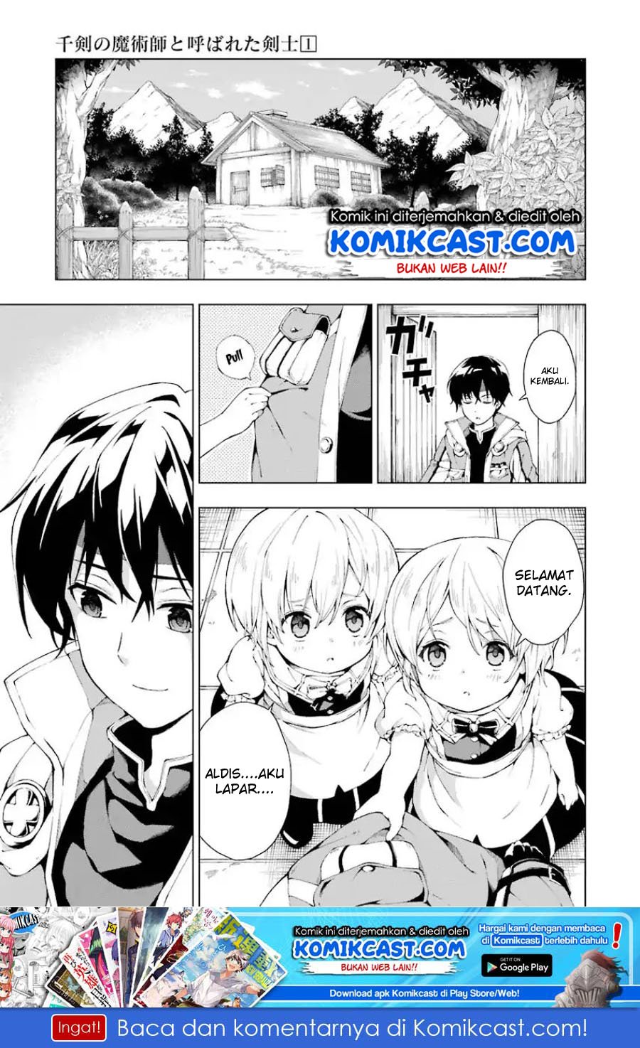 The Swordsman Called the Countless Swords Sorcerer Chapter 03 Bahasa Indonesia