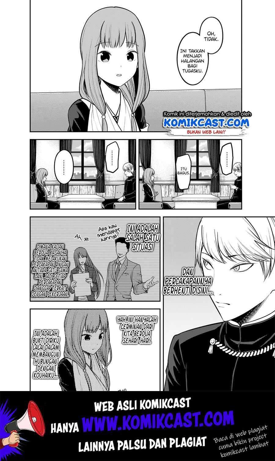 Kaguya-sama wa Kokurasetai – Tensai-tachi no Renai Zunousen Chapter 165 Bahasa Indonesia