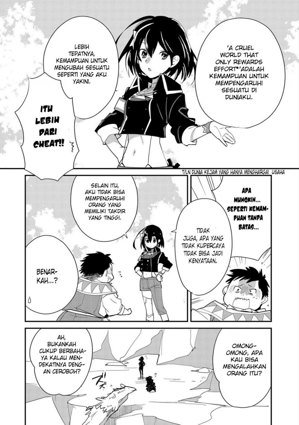 Sokushi Cheat ga Saikyou Sugite Isekai no Yatsura ga Marude Aite ni Naranai n desu ga Chapter 21 Bahasa Indonesia