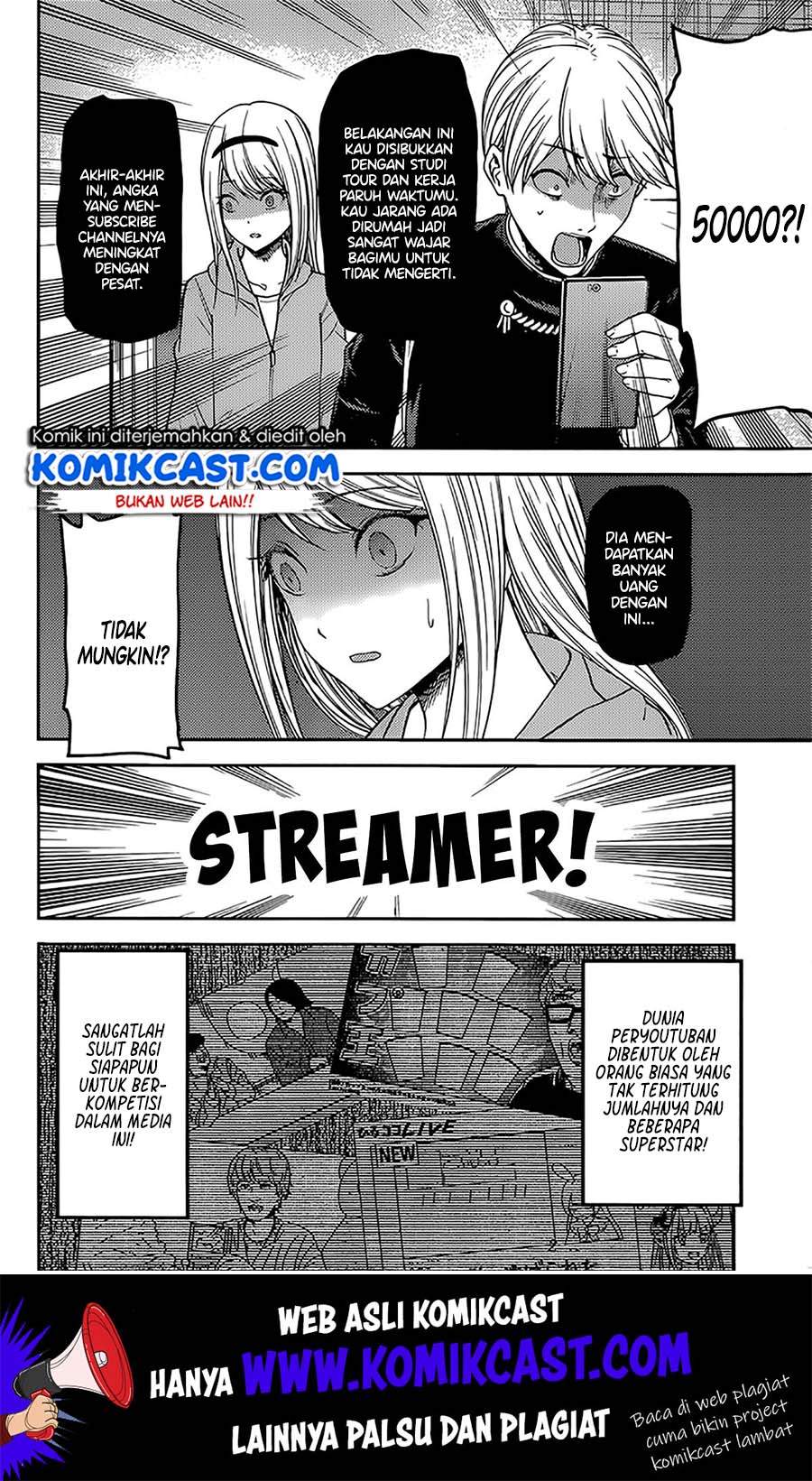 Kaguya-sama wa Kokurasetai – Tensai-tachi no Renai Zunousen Chapter 191 Bahasa Indonesia