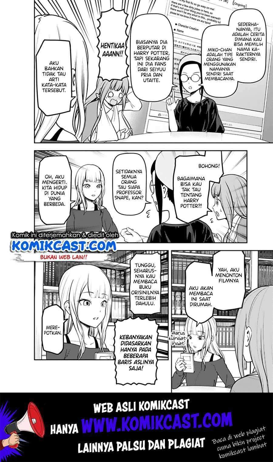 Kaguya-sama wa Kokurasetai – Tensai-tachi no Renai Zunousen Chapter 158 Bahasa Indonesia