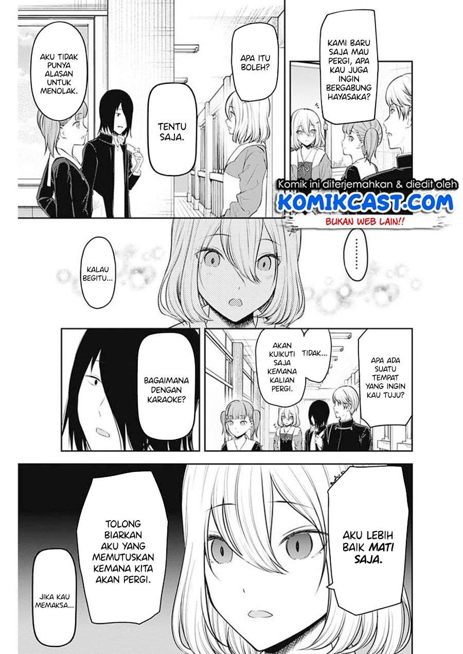 Kaguya-sama wa Kokurasetai – Tensai-tachi no Renai Zunousen Chapter 196 Bahasa Indonesia