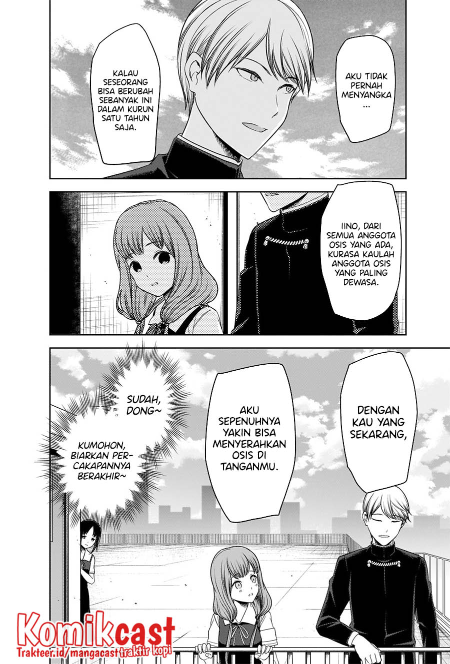 Kaguya-sama wa Kokurasetai – Tensai-tachi no Renai Zunousen Chapter 265 Bahasa Indonesia